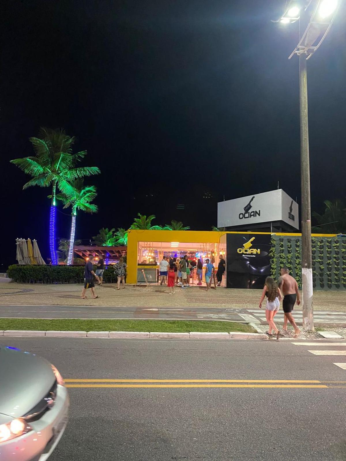 פראייה גראנדה Apartamento Kitnet Pe Na Areia Praia Ocian מראה חיצוני תמונה